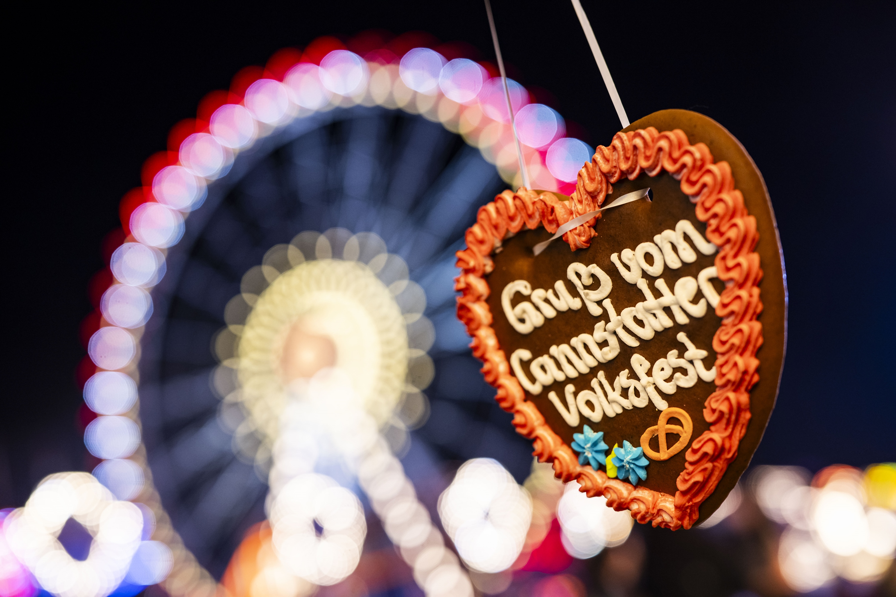 Lebkuchenherz auf dem Cannstatter Volksfest